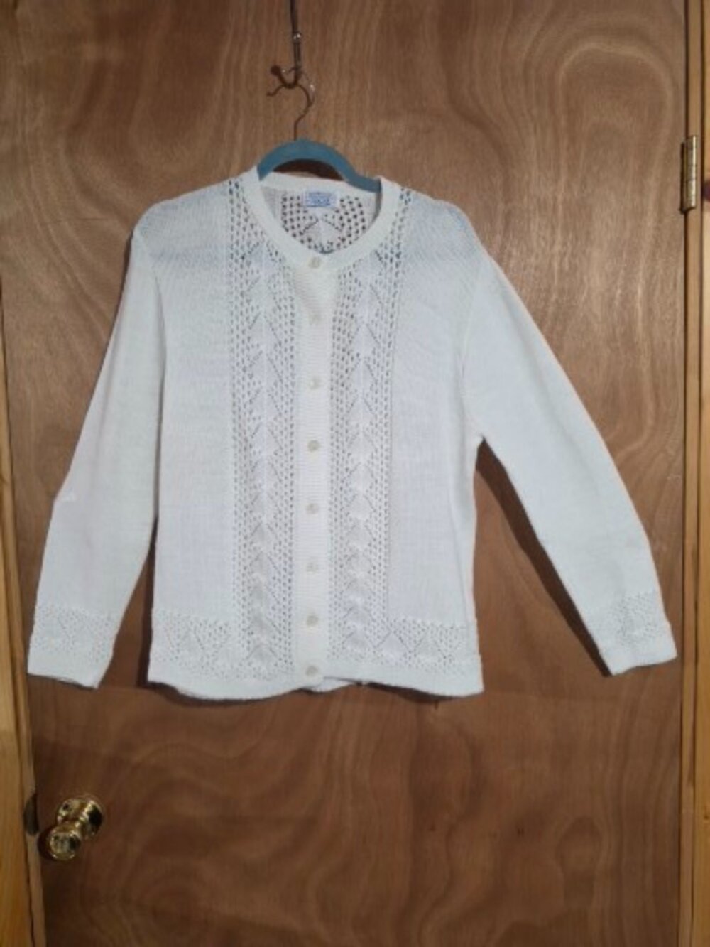 Vintage White Womans Sweater